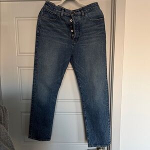 Madewell 90’s Straight Crop Jeans